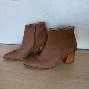 1. State Cognac Ankle Boots